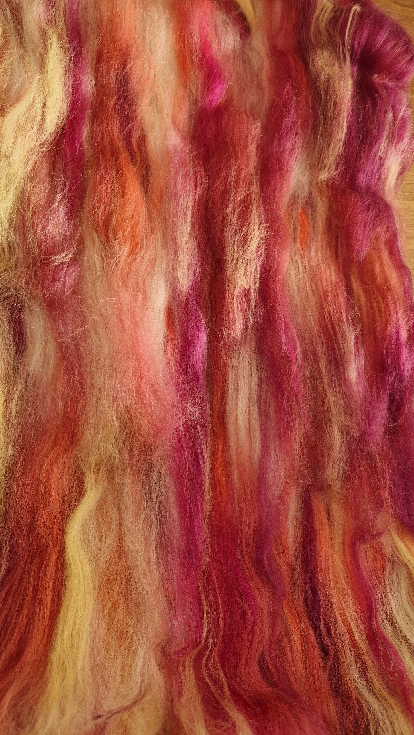 Antique Pinks Fibre Batt (100g)