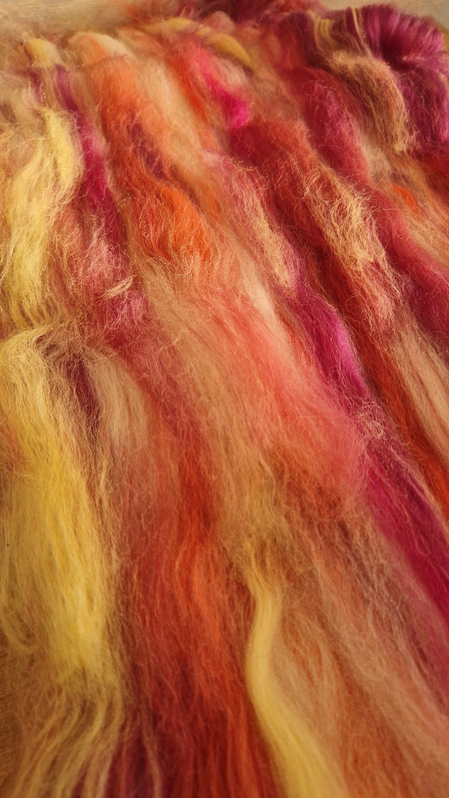 Antique Pinks Fibre Batt (100g)