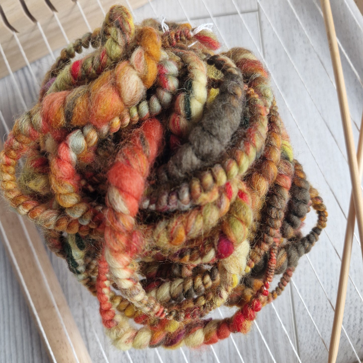 Autumn Hedgerow Bubble Art Yarn