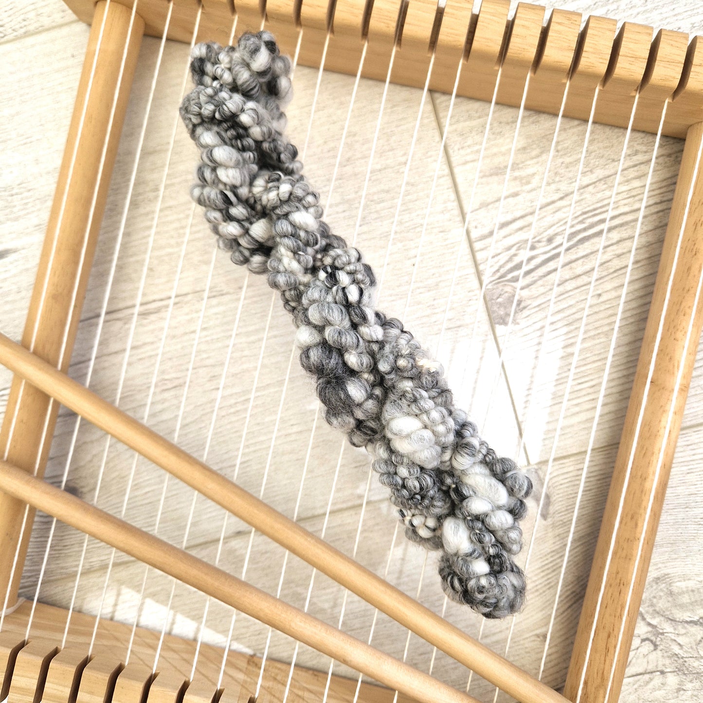 Printer Ink Handspun Bubble Yarn