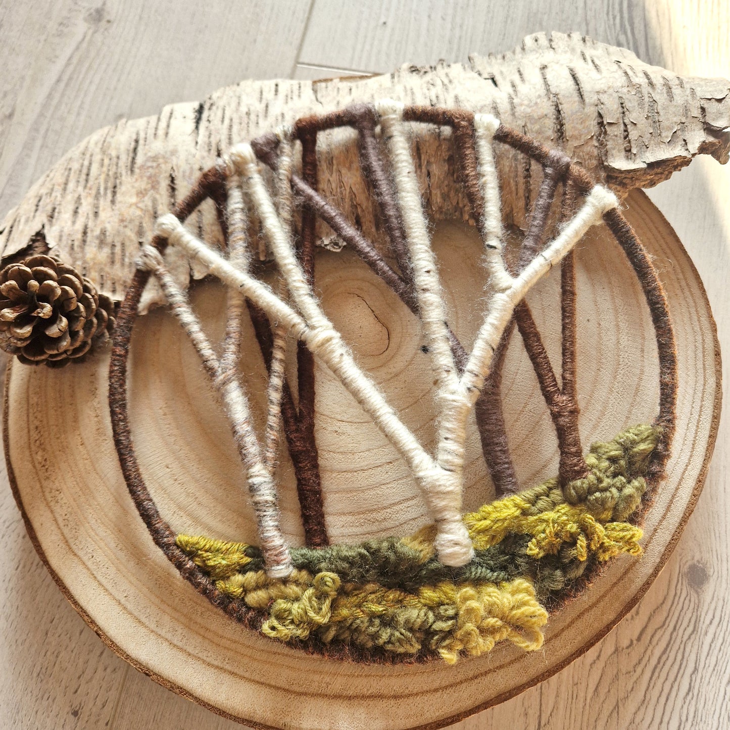Green Woodland Wall Hanging - 20cm