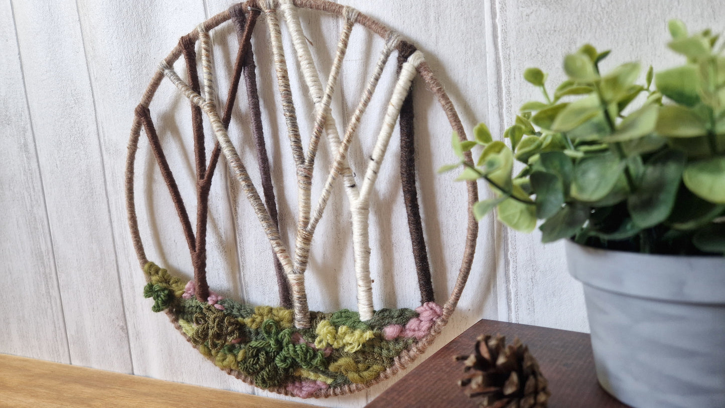 25cm Handwoven Woodland Treescape