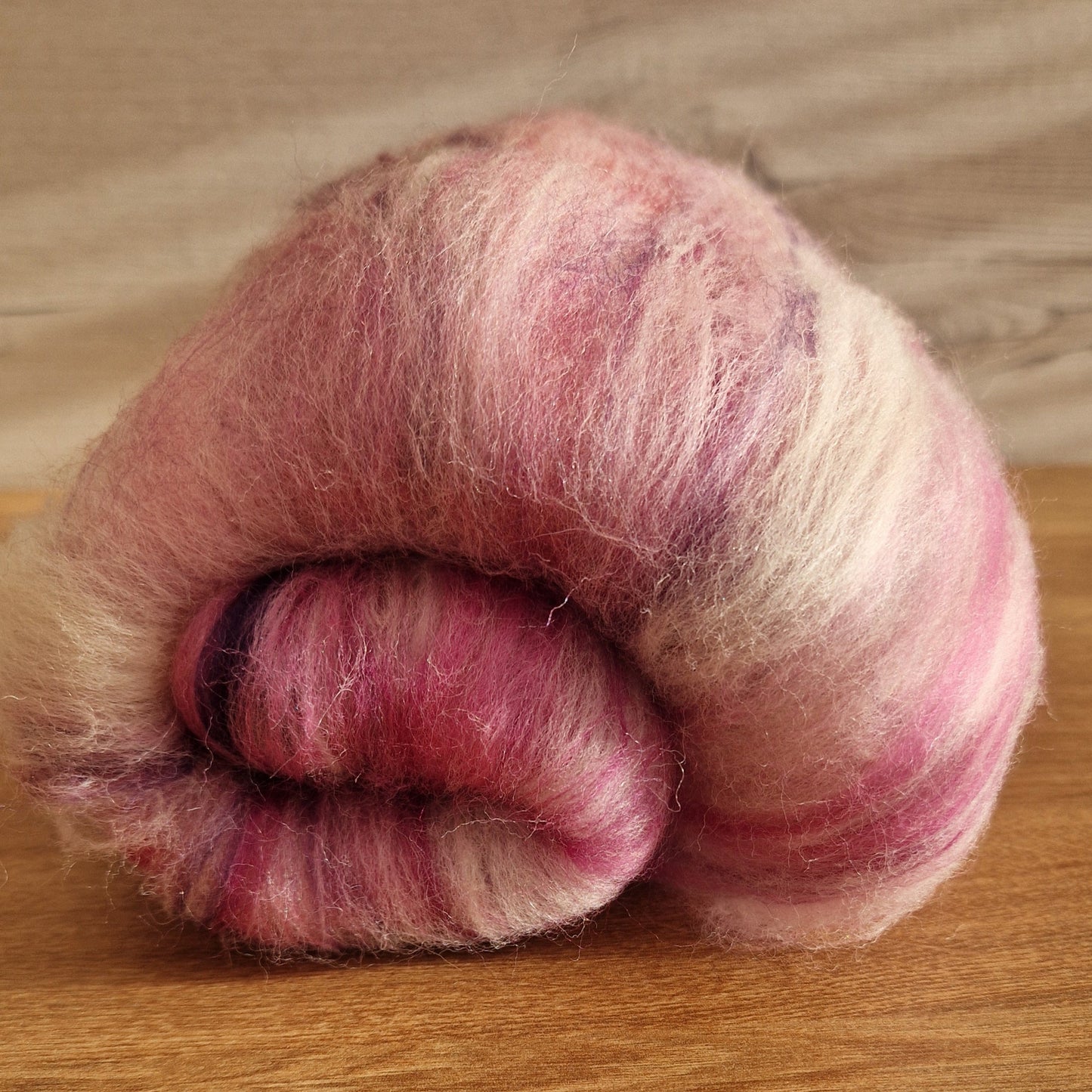 Pink Party Fibre Batt (71g)