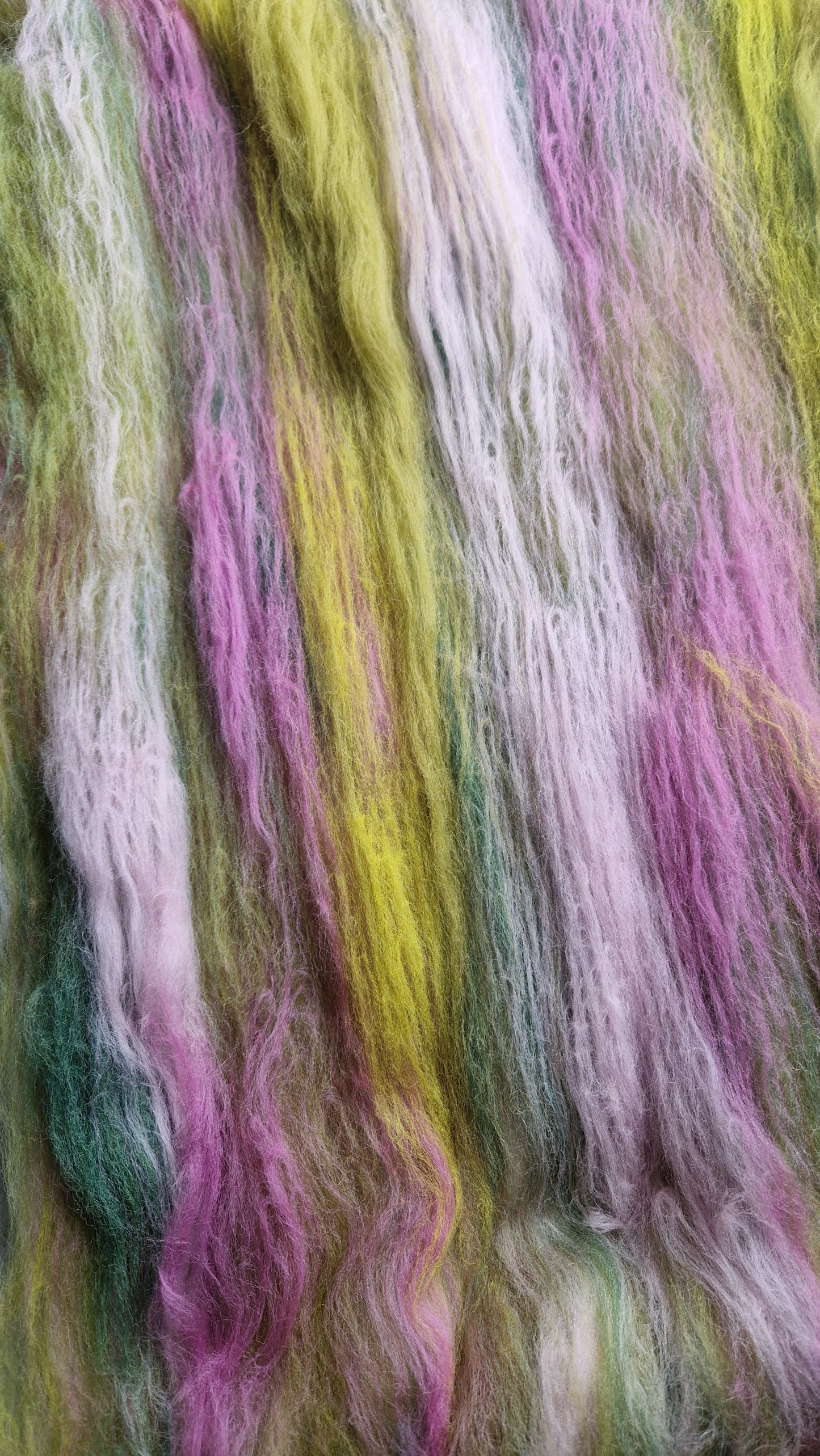 Pink Tulip Fibre Batt (82g)