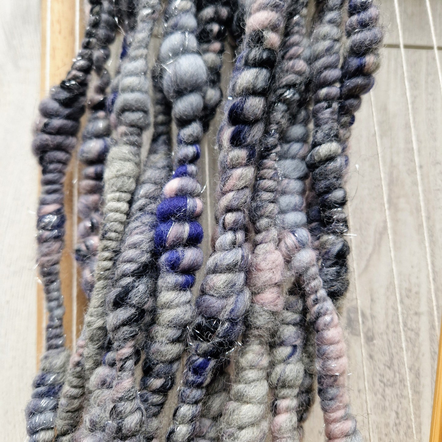 Twilight Contrails Bubble Handspun Yarn