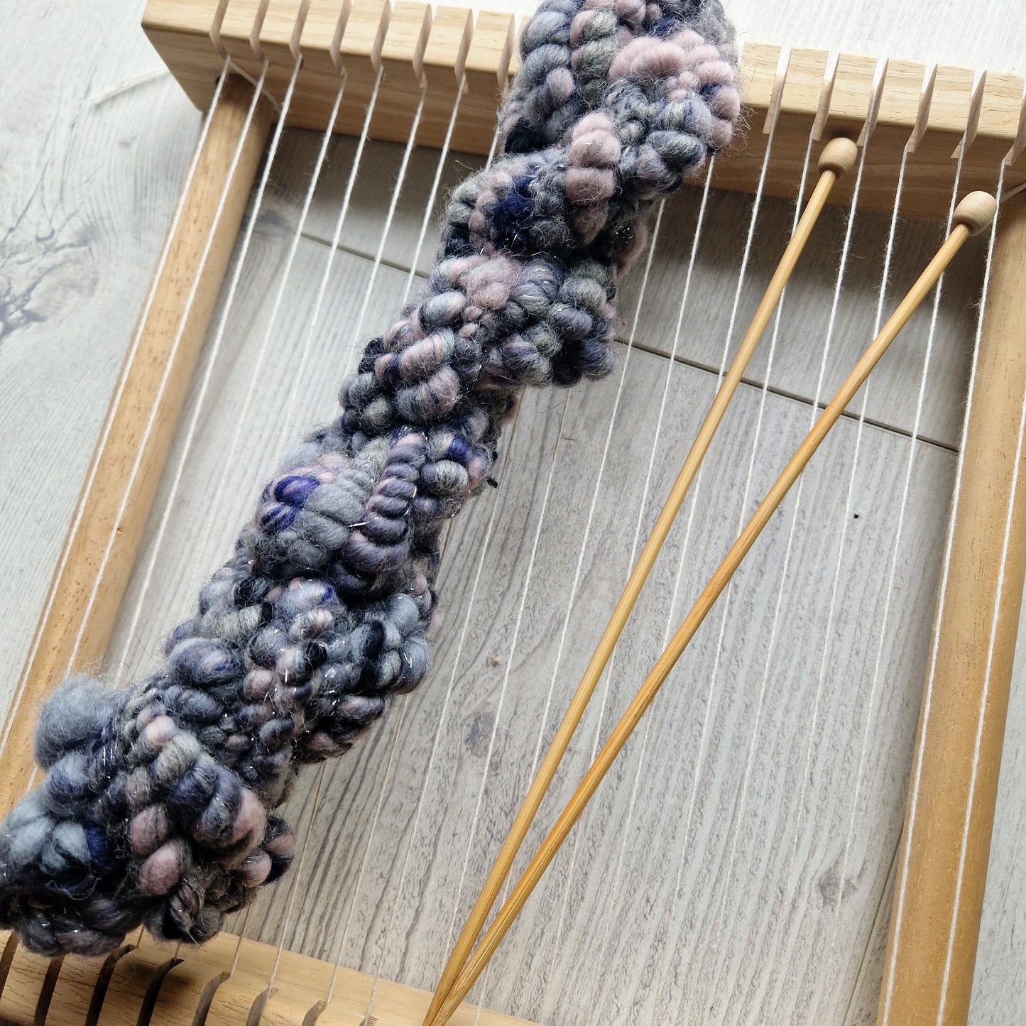 Twilight Contrails Bubble Handspun Yarn