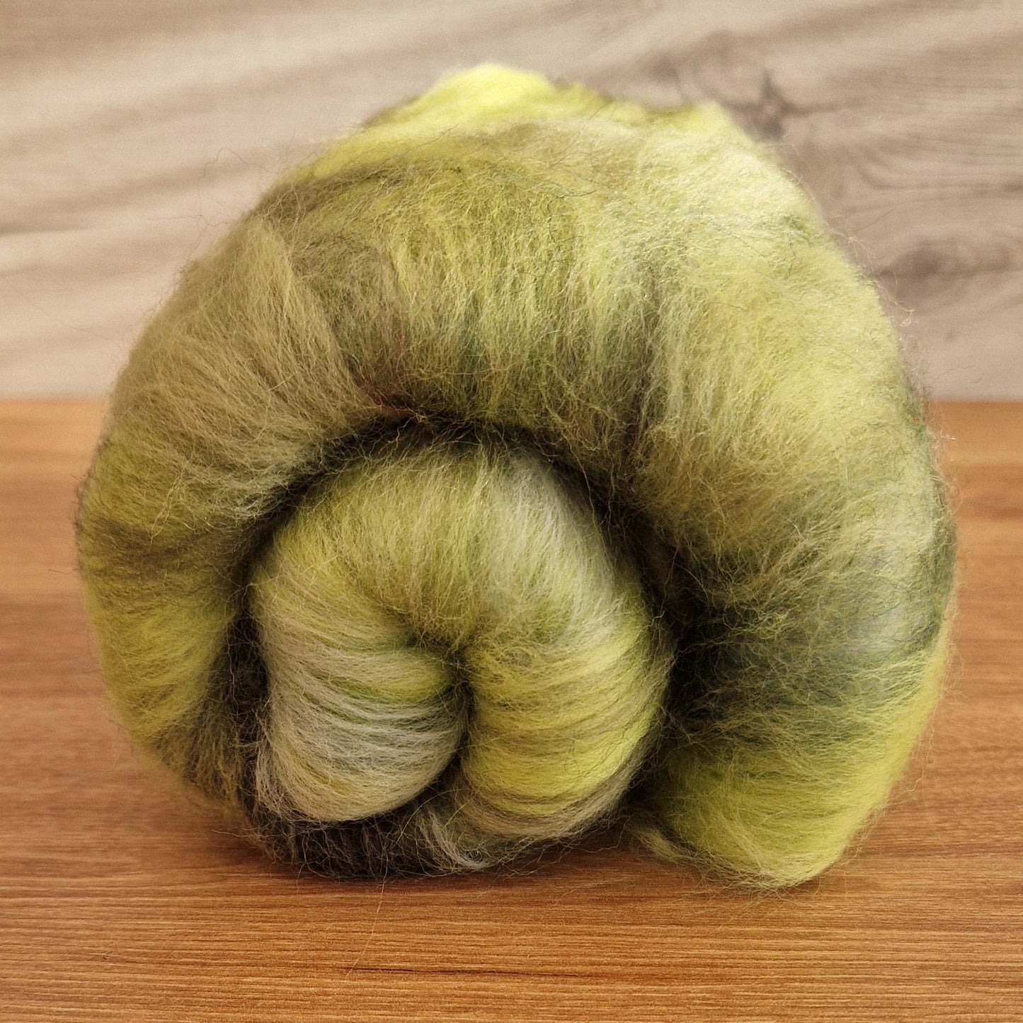 Spring Green Carded Batt (85g)