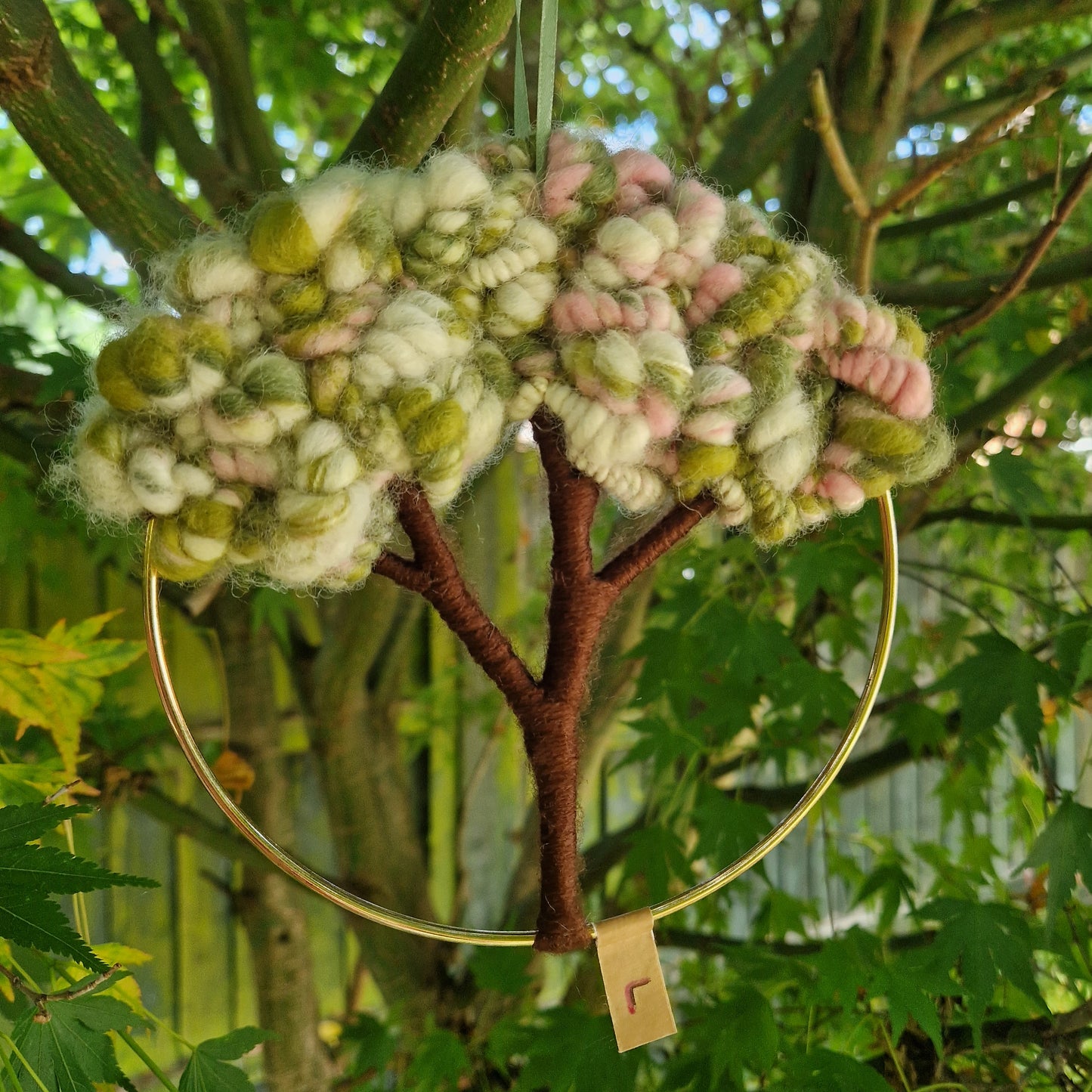 Pastel Cloud Tree (Pink and Green)