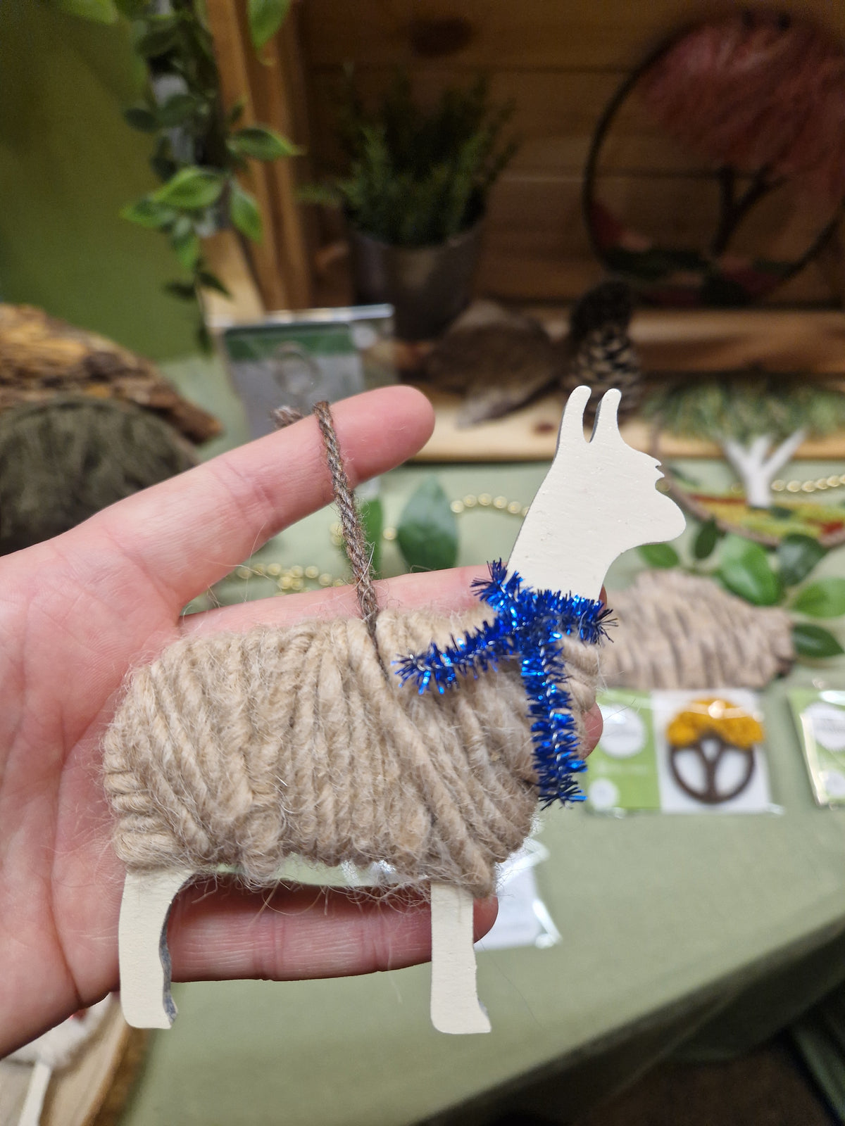Christmas Alpaca Hanging Decoration
