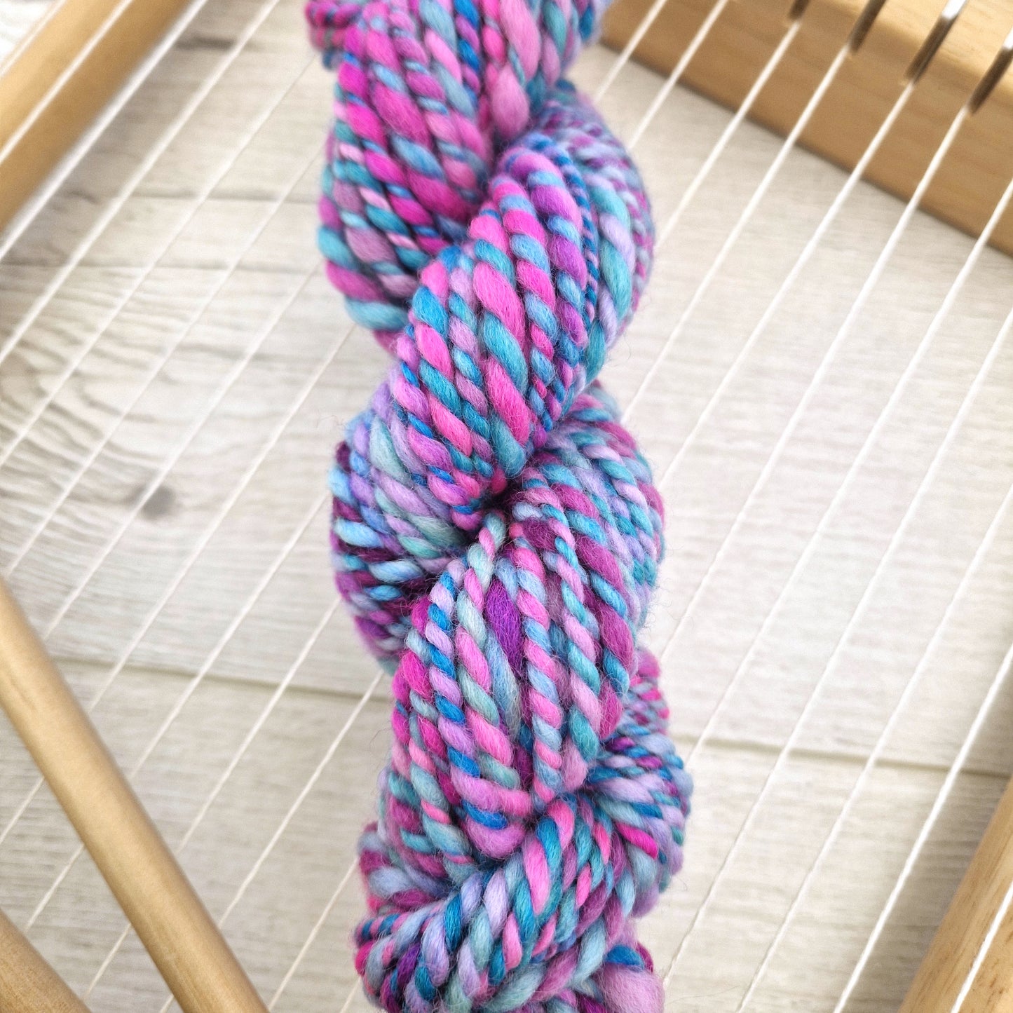 Mermaid Scales Handspun 2 Ply Yarn