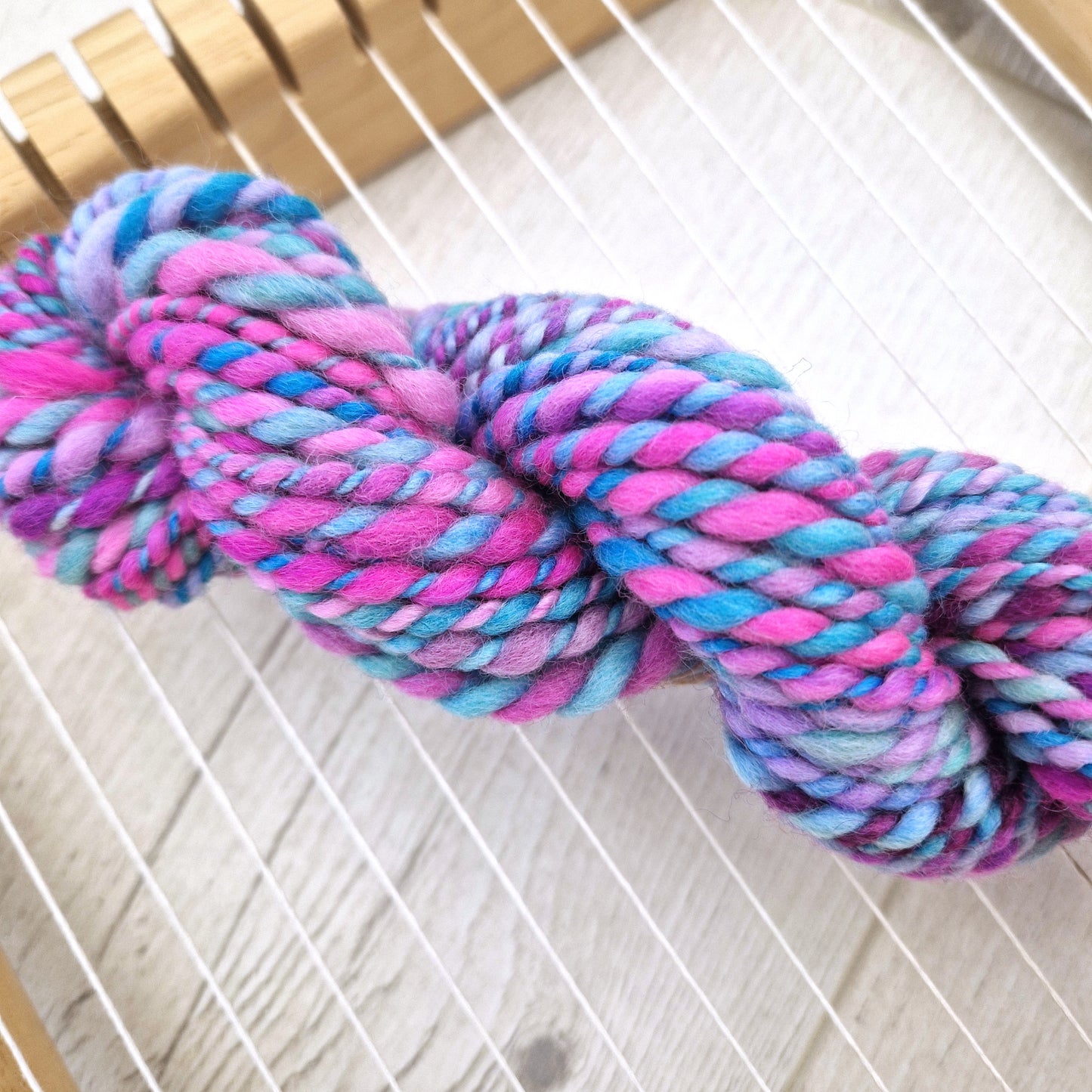 Mermaid Scales Handspun 2 Ply Yarn