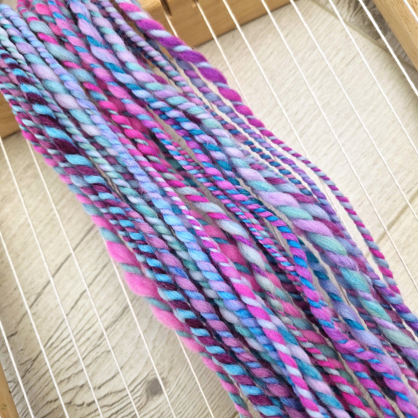 Mermaid Scales Handspun 2 Ply Yarn
