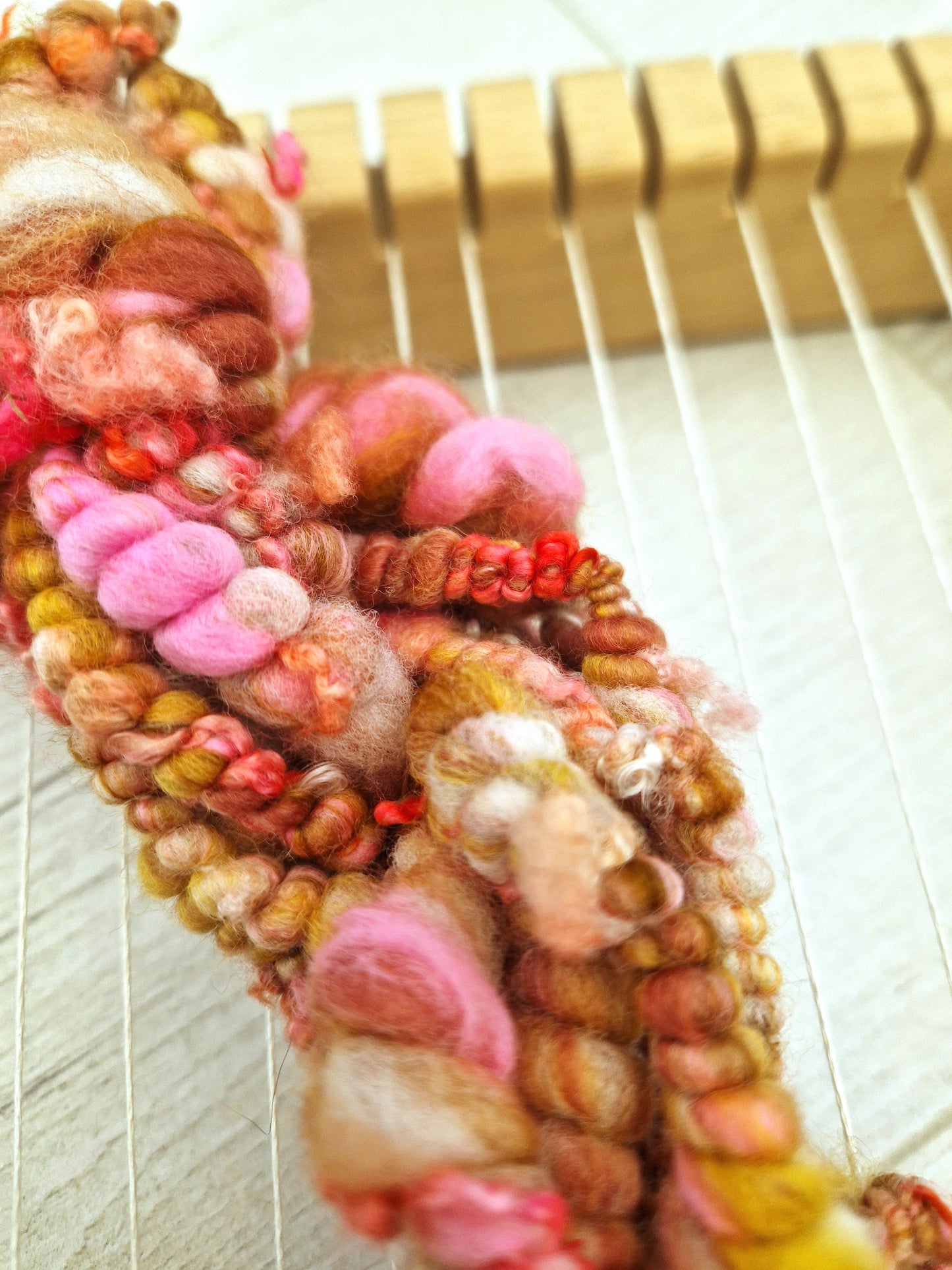 Hebridean Sunset Bubble Spun Textured Yarn