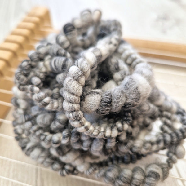 Printer Ink Handspun Bubble Yarn