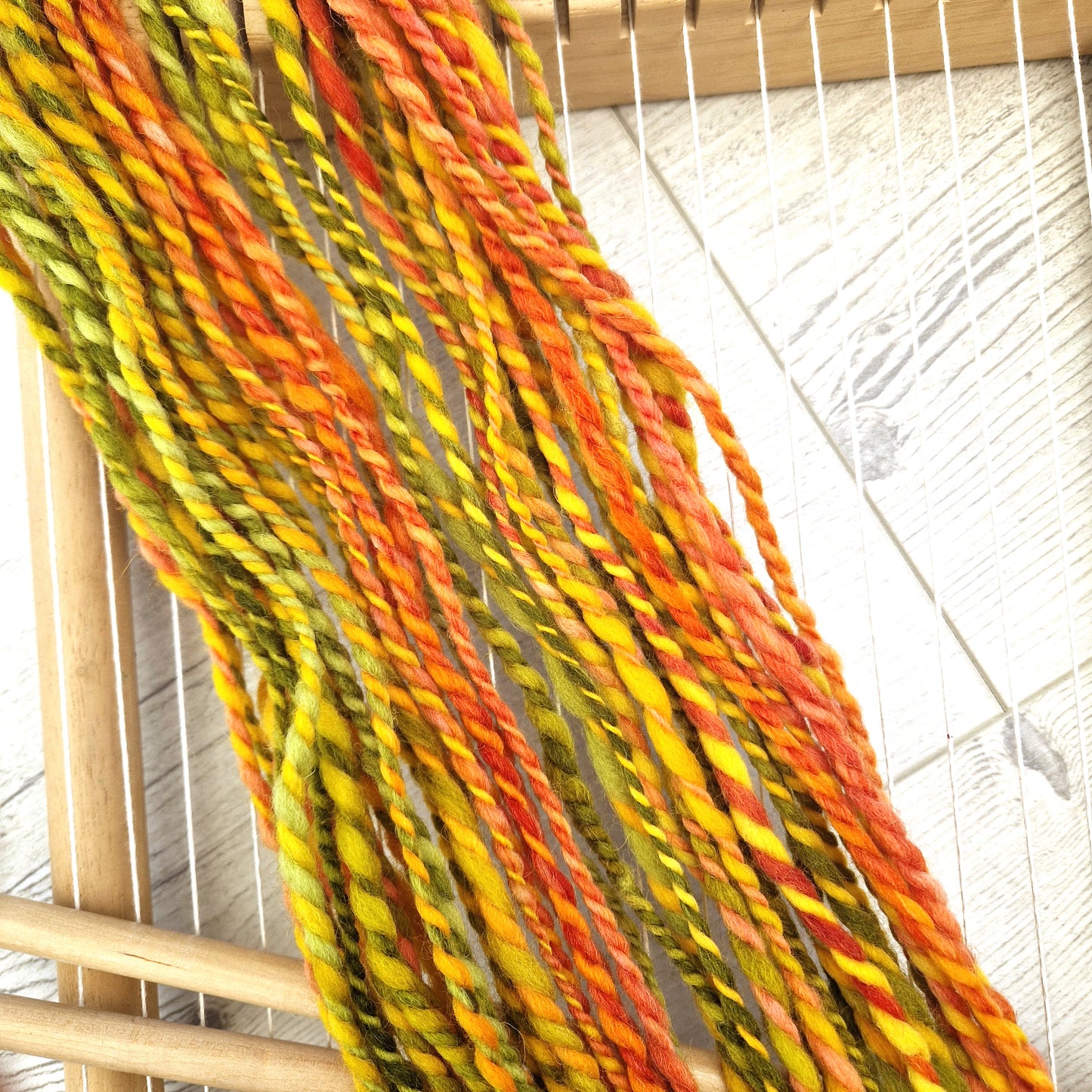 Summer Harvest 2 Ply Cheviot Handspun Yarn