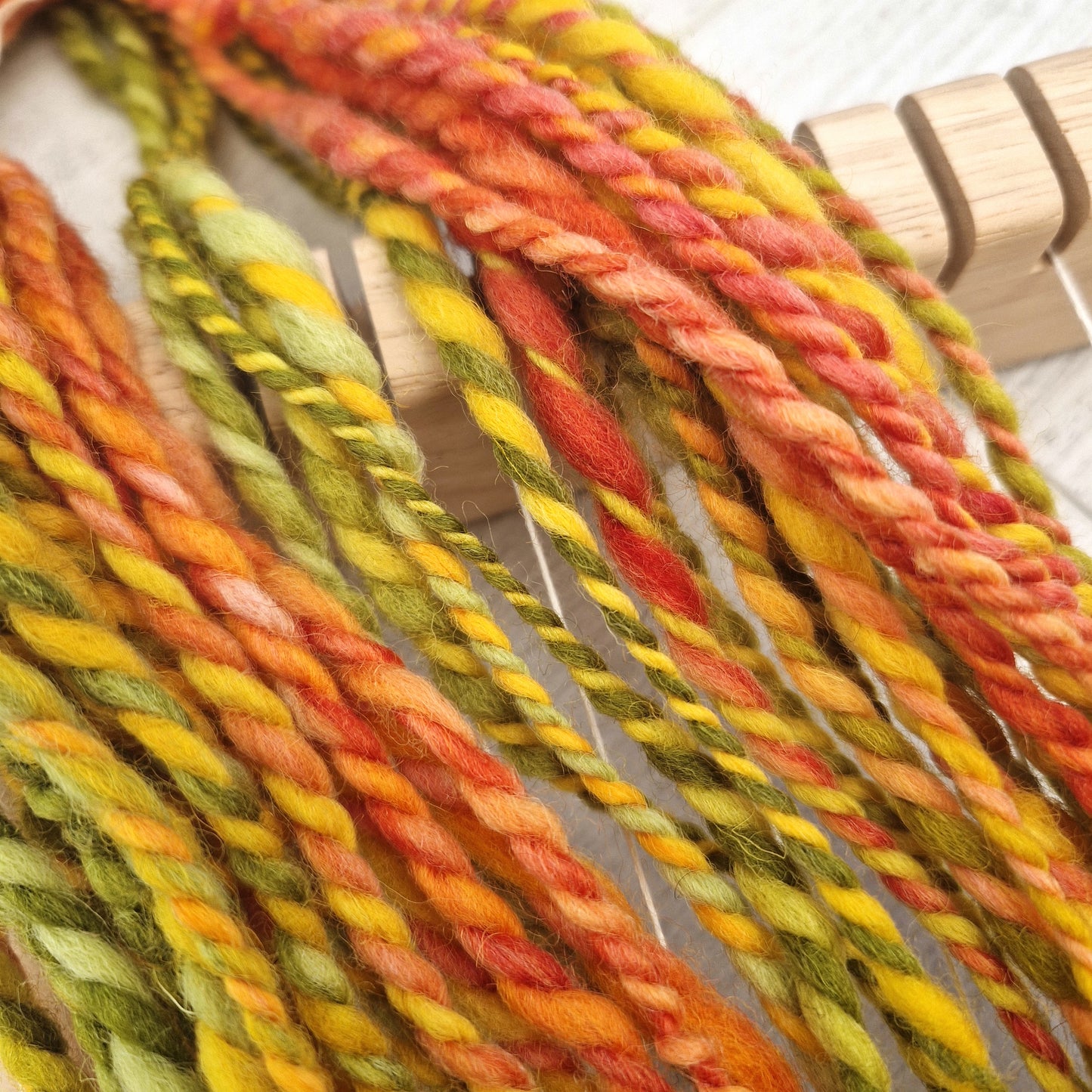 Summer Harvest 2 Ply Cheviot Handspun Yarn