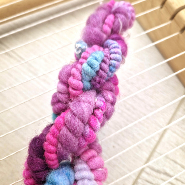 Mermaid Scales Handspun Bubble Yarn