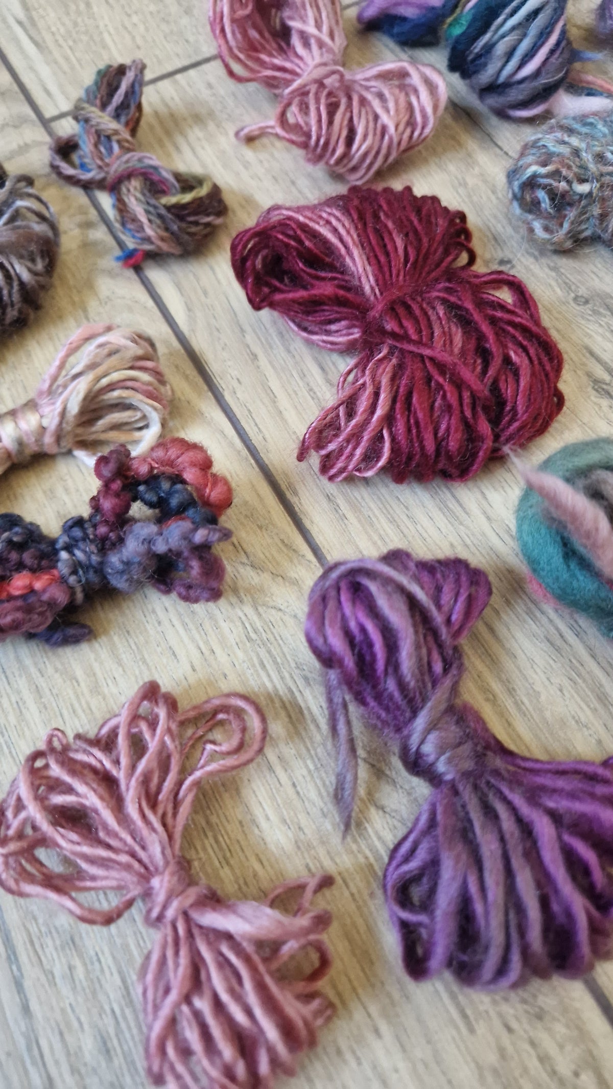 Dusky Pinks / Greys Yarn Bundle