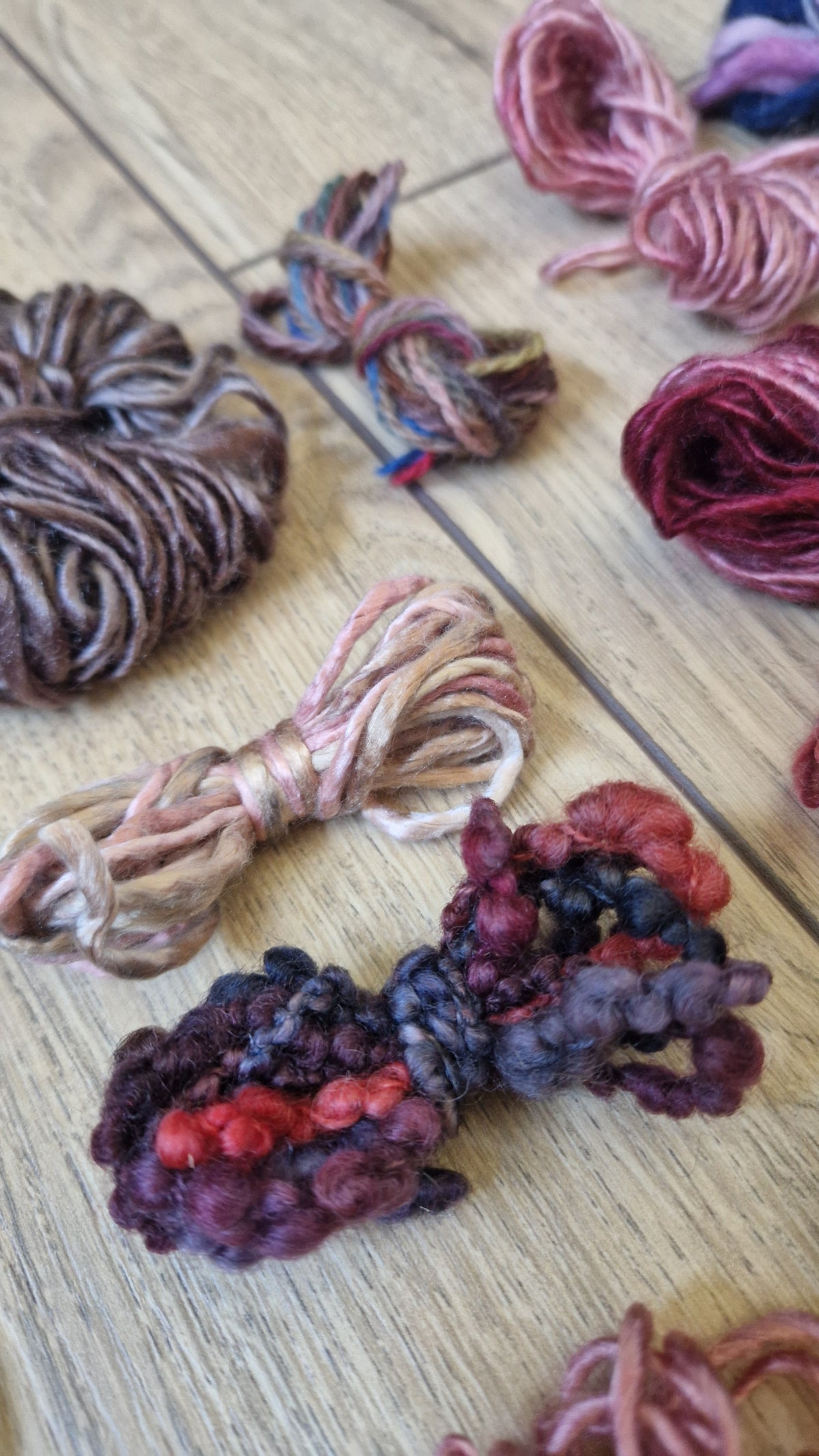 Dusky Pinks / Greys Yarn Bundle