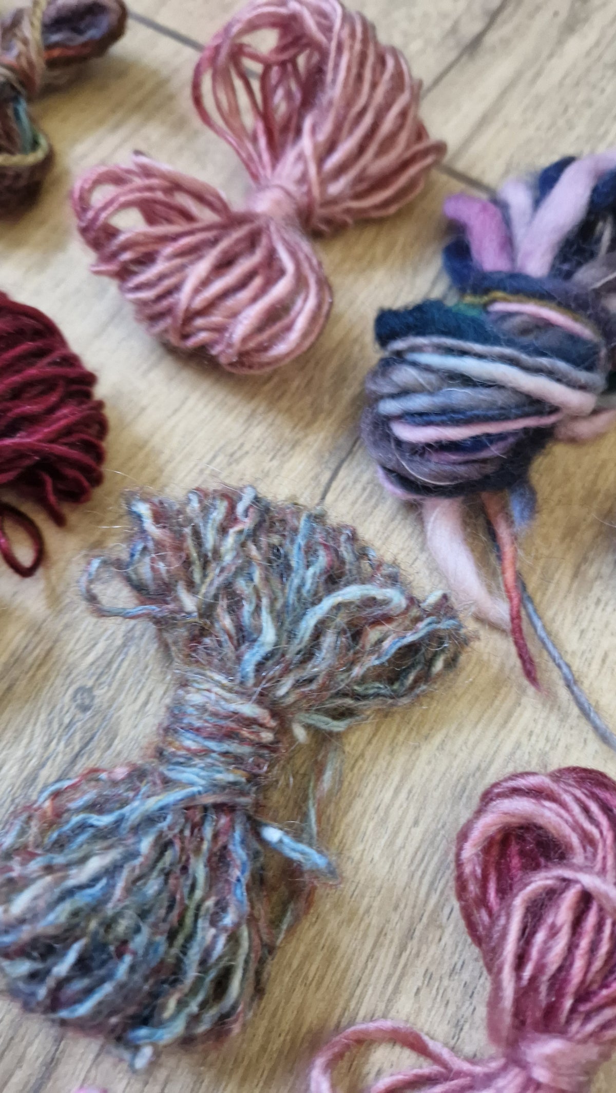 Dusky Pinks / Greys Yarn Bundle