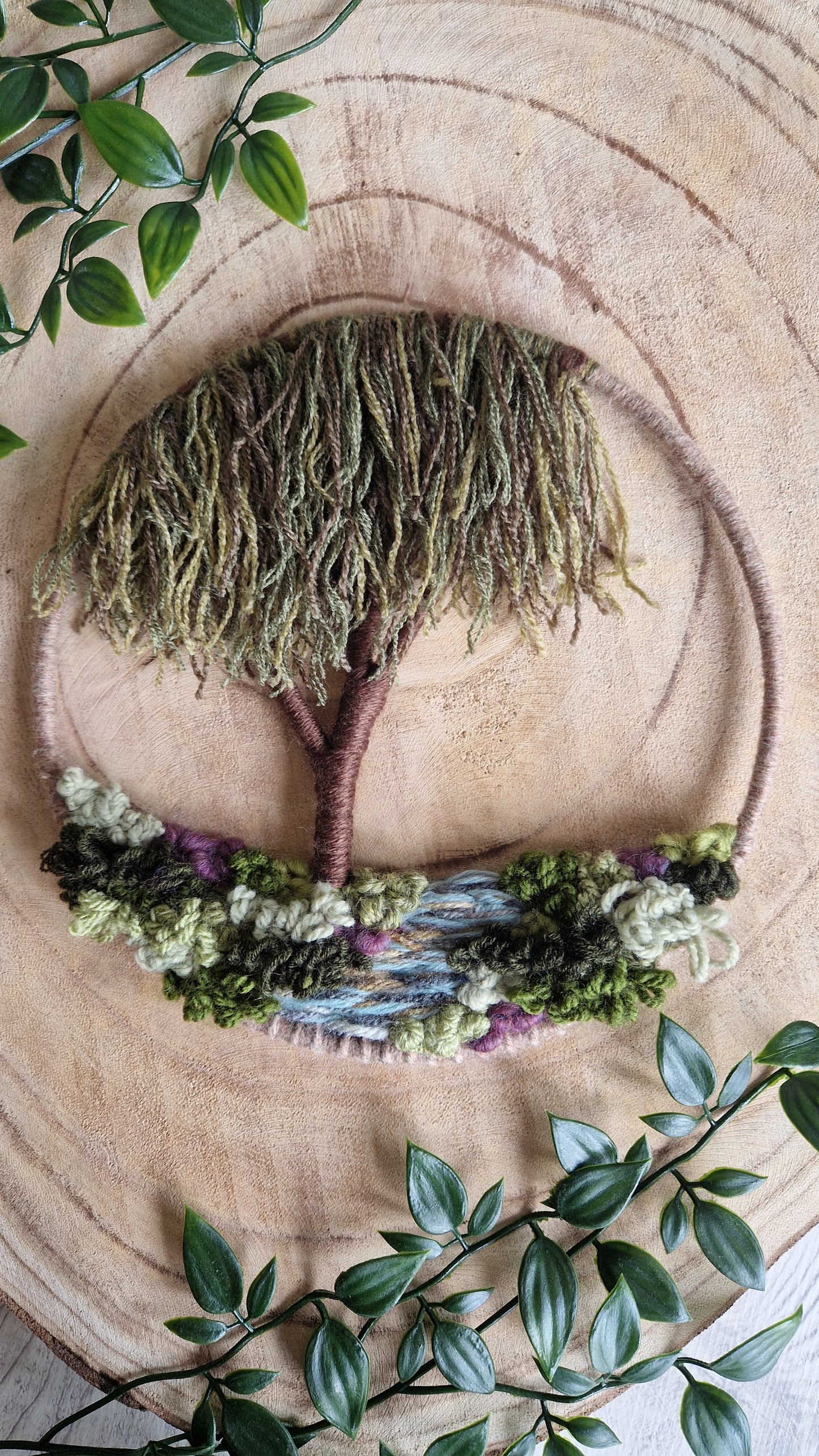 Weeping Willow with Stream Wall Hanging