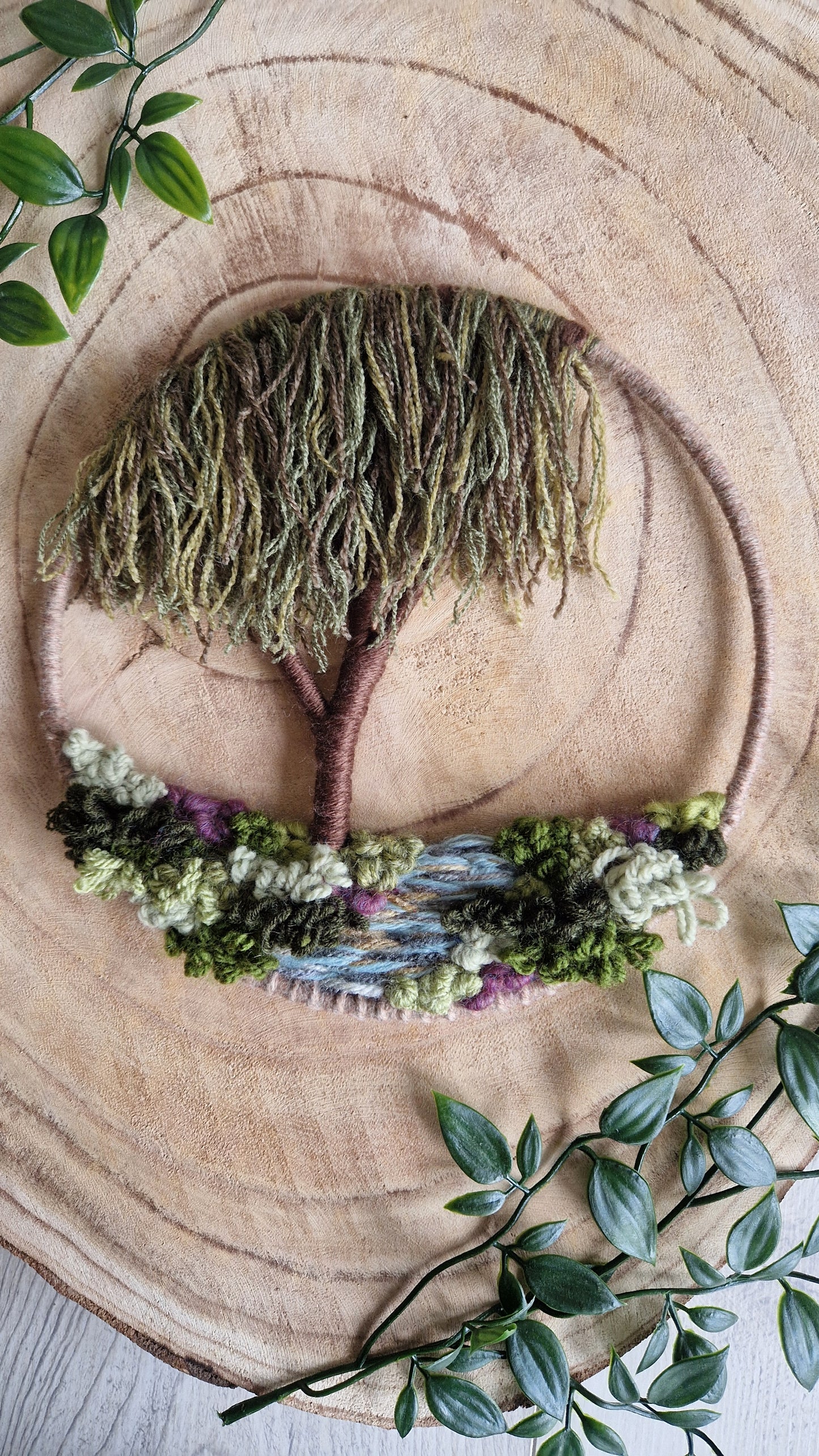 Weeping Willow with Stream Wall Hanging