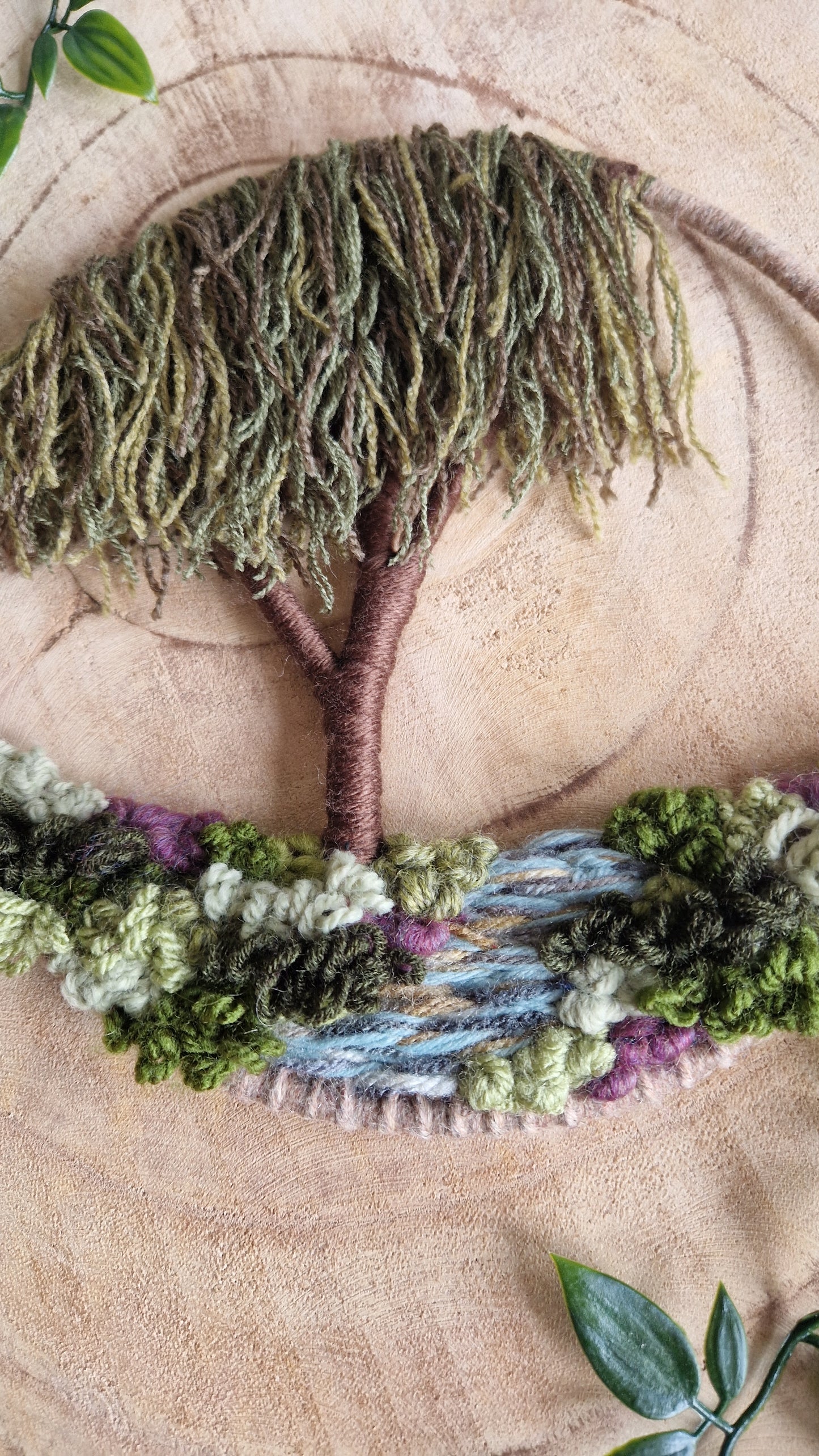 Weeping Willow with Stream Wall Hanging