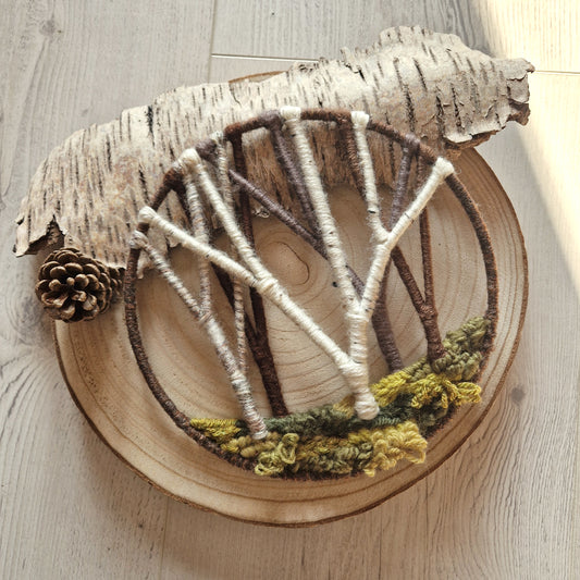 Green Woodland Wall Hanging - 20cm