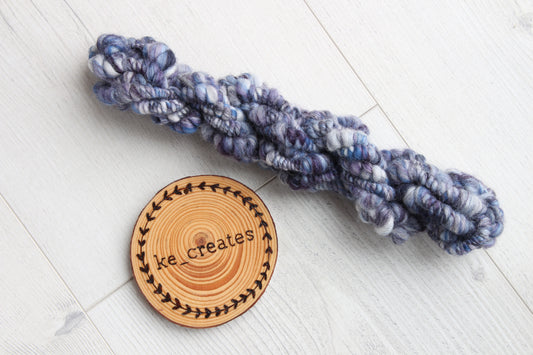 Blue Handspun Art Yarn