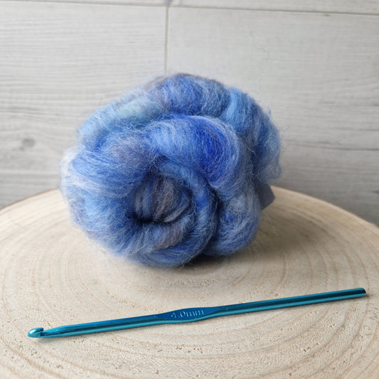 Mini - Blue Skies Carded Batt (31g)