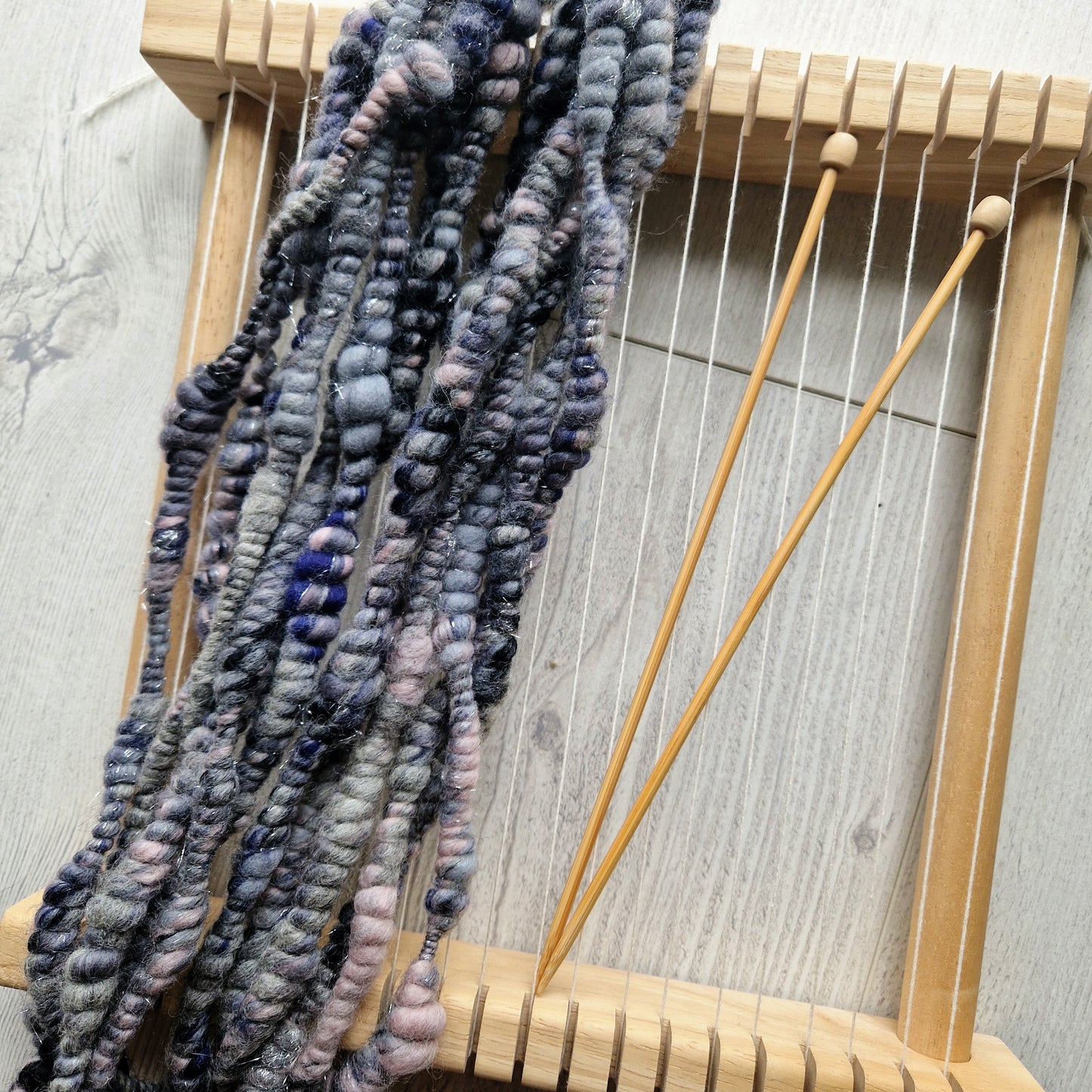Twilight Contrails Bubble Handspun Yarn