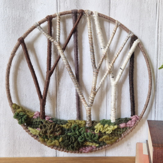 25cm Handwoven Woodland Treescape